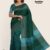 Sky Blue & Dark Green Silk Saree JS208