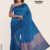 Peacock Blue Silk Handlooms Saree GS959