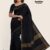Black Silk Handlooms Saree JS217
