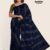 Navy Blue Silk Handlooms Saree JS231