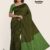 Jet Green & Banana Green Silk Saree MS238