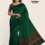 Dark Green Silk Handlooms Saree JS278