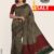 Red & Sand Silk Handlooms Saree DS168