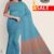 Sky Blue Handlooms Saree FC267