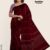 Maroon Silk Handlooms Saree JS176