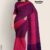 Magenta & Purple Glossy Cotton Saree G1907