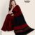 Red & Black Silk Handlooms Saree GS799