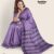 Lite Violet Silk Handlooms Saree JS244