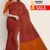 Orange & Magenta Cotton Saree DC638