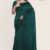 Dark Green Handloom Silk Saree JS193