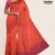 Orange Silk Handlooms Saree MS268