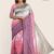 Pink & Ash Shaded Silk Handlooms Saree JS347