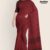 Red & Maroon Glossy Cotton Saree G1994