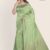 Light Green Glossy Cotton Saree G2012