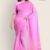 Pink Glossy Cotton Saree G1948