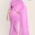 Pink Glossy Cotton Saree G2003