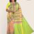 Yellow & Green Handloom Silk Saree JS307