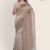 Dark Ivory Handloom Silk Saree JS233