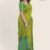 Green & Yellow Glossy Cotton Saree G1999