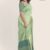 Green Glossy Cotton Saree G2005