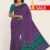 Magenta & Green Handloom Silk Saree DS218