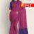 Rose & Blue Handloom Cotton Saree FC359