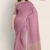 Dark Pink & Sand Glossy Cotton Saree G2019