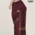 Maroon saree Handlooms JS302