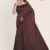 Dark Brown saree Handlooms JS321