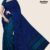 Blue Combo saree Handlooms JS266