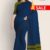 Yellow & Blue Handloom Cotton Saree FC319