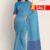 Sky & Light Blue Handloom Cotton Saree FC412
