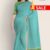 Light Aqua Handloom Cotton Saree FC409