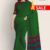 Green & Red Handloom Cotton Saree FC364