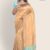 Ivory & Aqua Handloom Silk Saree MS289