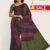 Dark Rose & Brown Handloom Silk Saree DS205