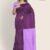 Light & Dark Purple Handloom Silk Saree MS194