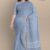 Gray Handloom cotton saree DC663