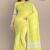 Lemon Yellow Handloom Cotton Saree DC662