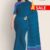 Dark Aqua Handloom Cotton Saree FC396