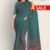 Dark Aqua Handloom Cotton Saree FC381