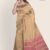 Sand & Dark Rose Handloom Silk Saree JS363