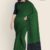 Bottle Green & Navy Blue Cotton Saree DC686