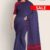 Magenta & Petrol Blue Handlooms Saree FC476