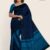 Blue Combo Handlooms Silk Saree JS517