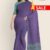 Purple & Green Handloom Cotton Saree FC490