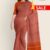 Orange Handloom Cotton Saree FC494