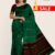 Green & Maroon Handloom Silk Saree DS273