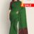Green & Red Handloom Cotton Saree FC434