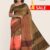Beige & Orange Shaded Silk Saree DS298